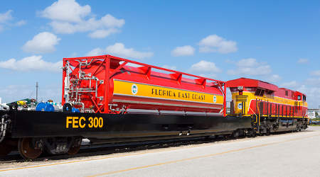 Florida East Coast Railway tour highlighted LNG operations