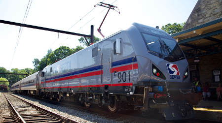 SEPTA’s first new Siemens locomotive hits the rails